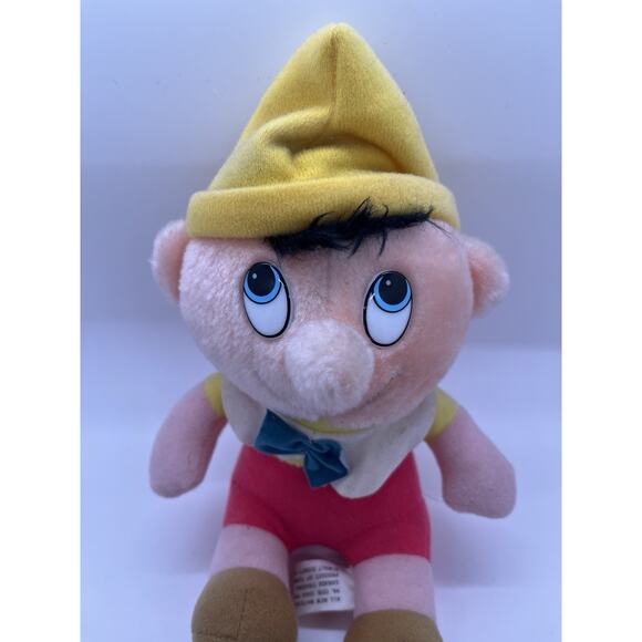 Vintage 80’s Walt Disney Animated Film Classic PINOCCHIO Stuffed Plush - Picture 2 of 6